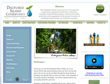 Tablet Screenshot of daufuskieislandconservancy.org